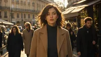 A portrait photo applying Evoto's motion blur effect